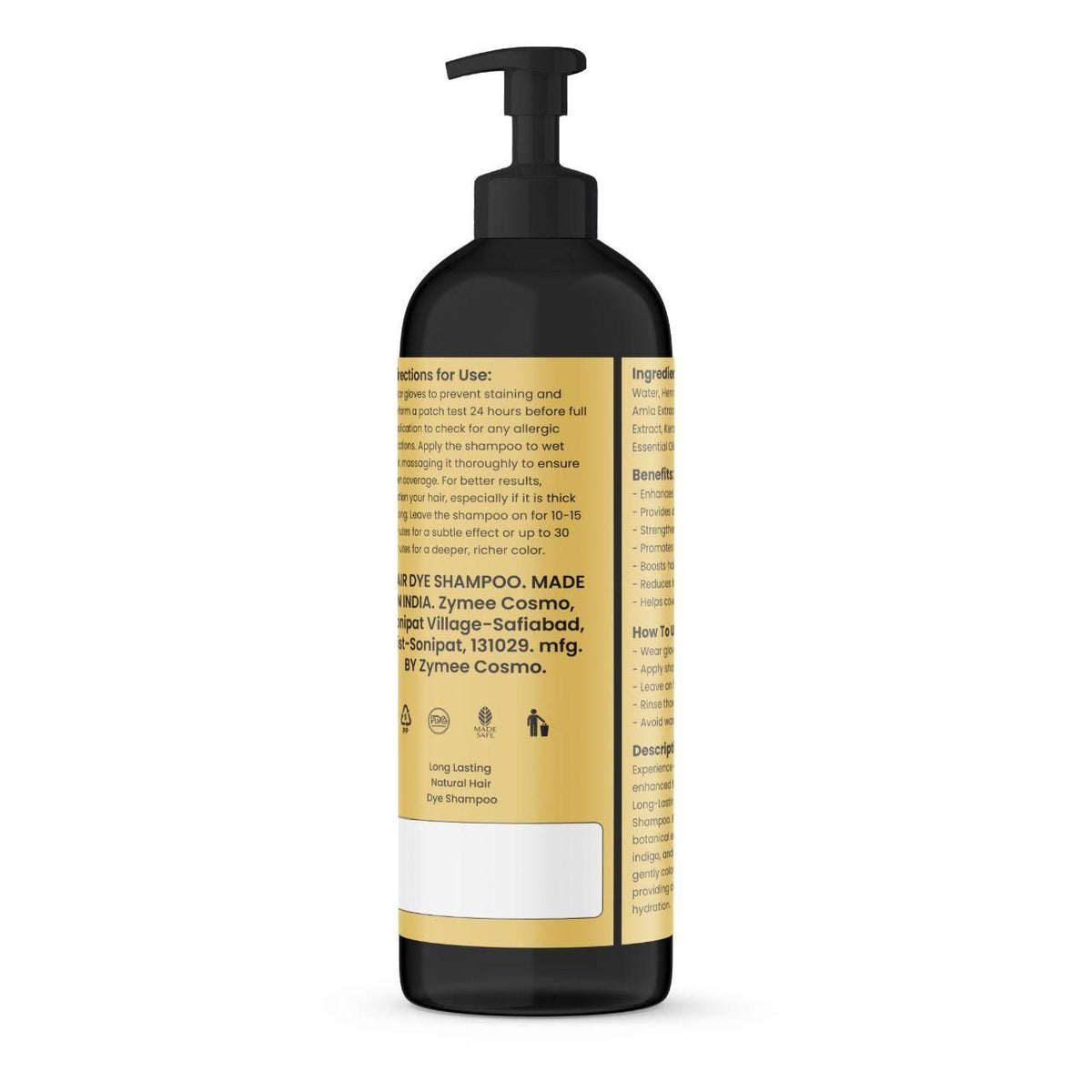 Long Lasting Natural Hair Dye Shampoo 100ML